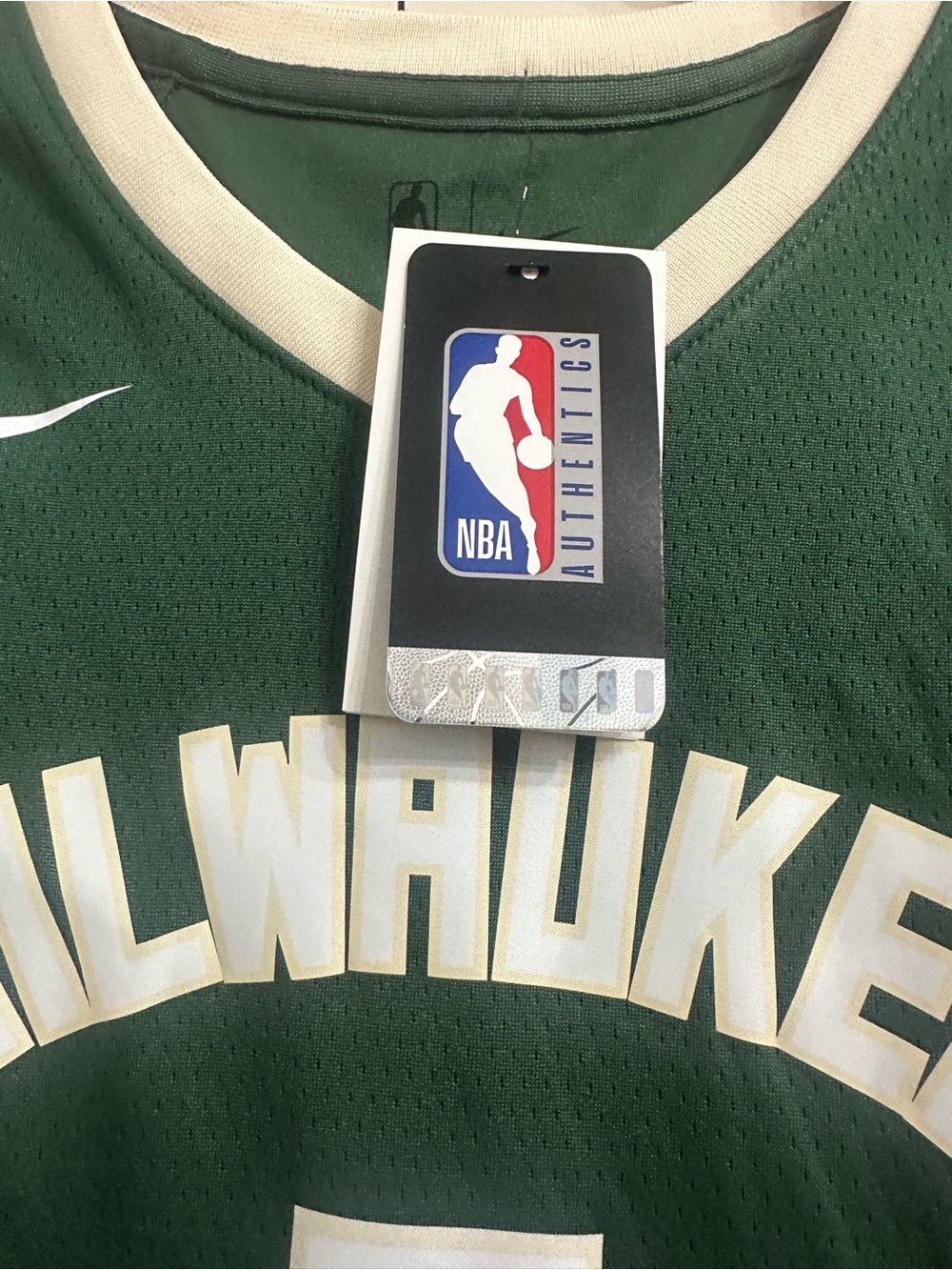 Nike Milwaukee Bucks Damian Lillard #0 Swingman Jersey Youth Large L 14/16 - Picture 3 of 10